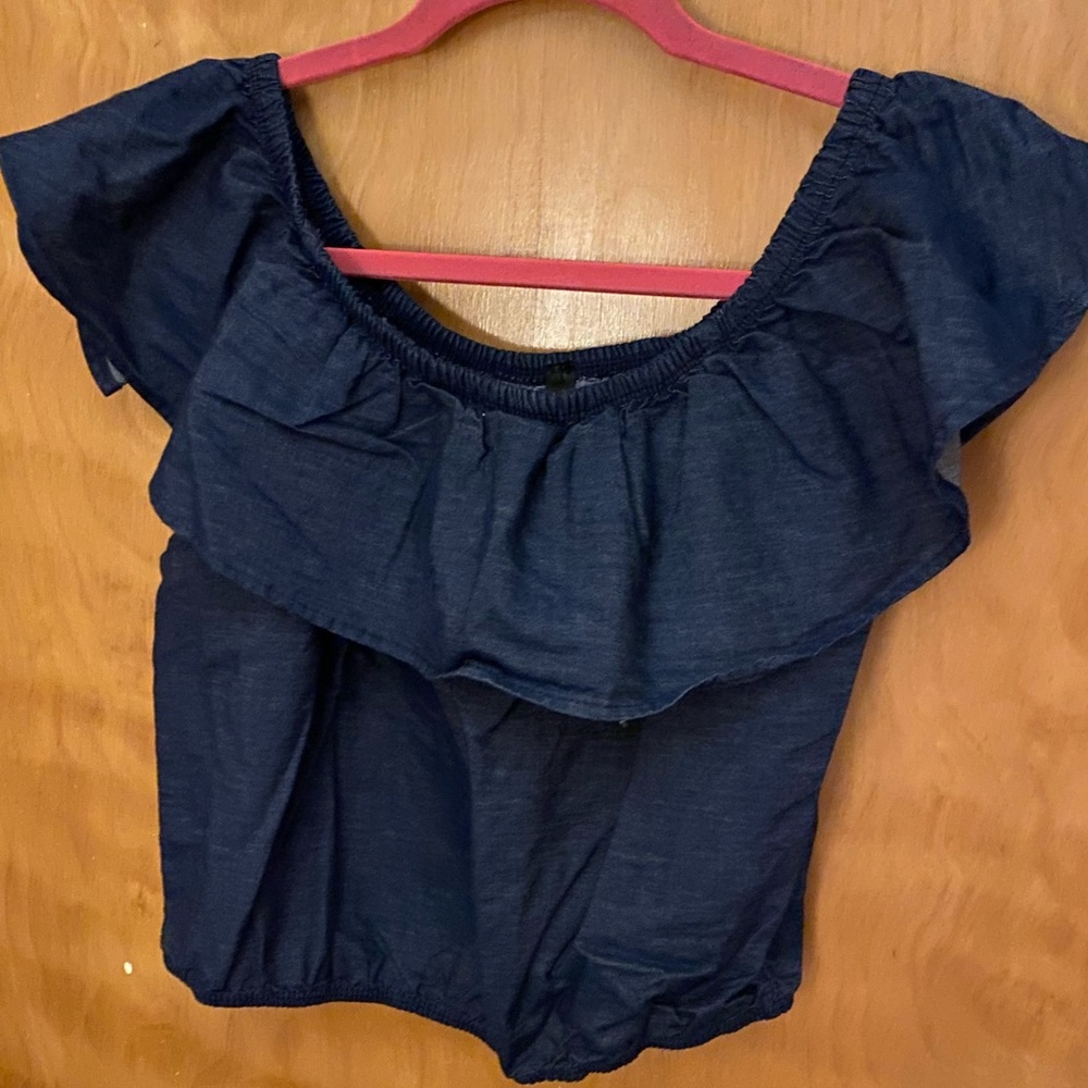 Denim Crop Top